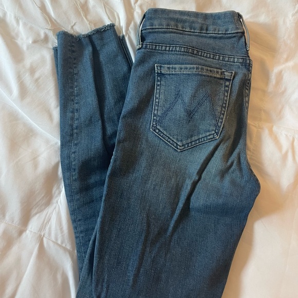 MOTHER Denim - Mother Denim The Looker Ankle Fray Jeans